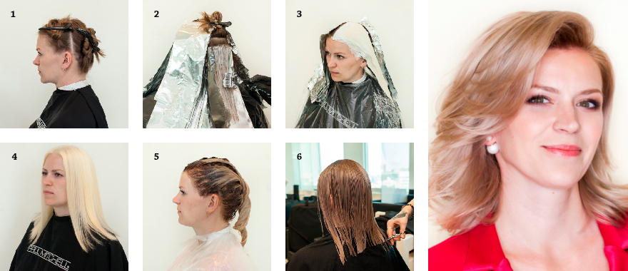 Техника окрашивания волос Paul Mitchell