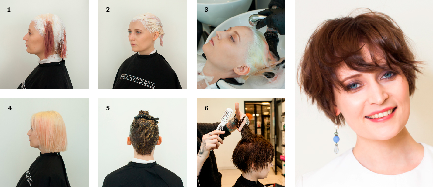Техника окрашивания волос Paul Mitchell